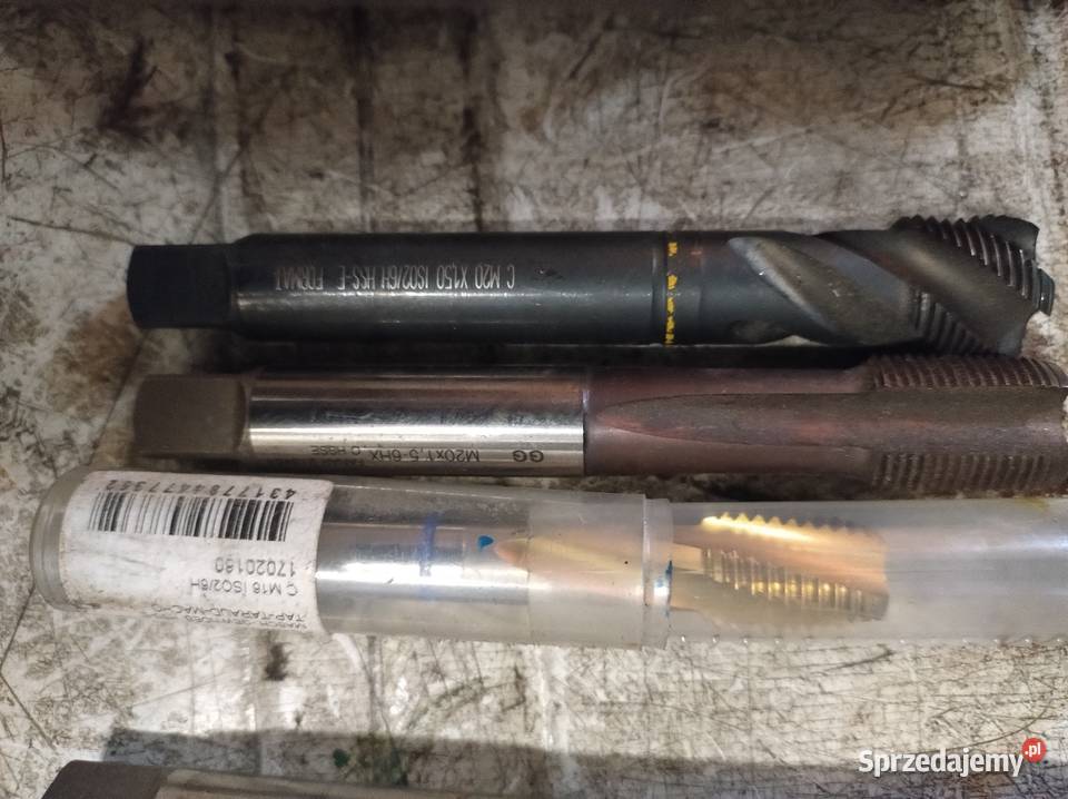 Gwintowniki maszynowe M30 M20 20x15 M16 M14 sprzedam