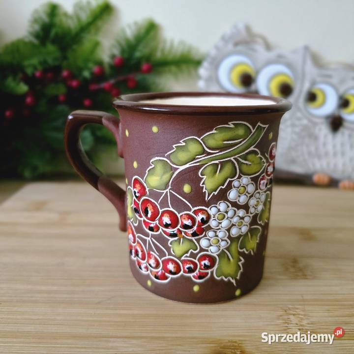 Piękny ręcznie robiony kubek ceramiczny 300 ml Bydgoszcz