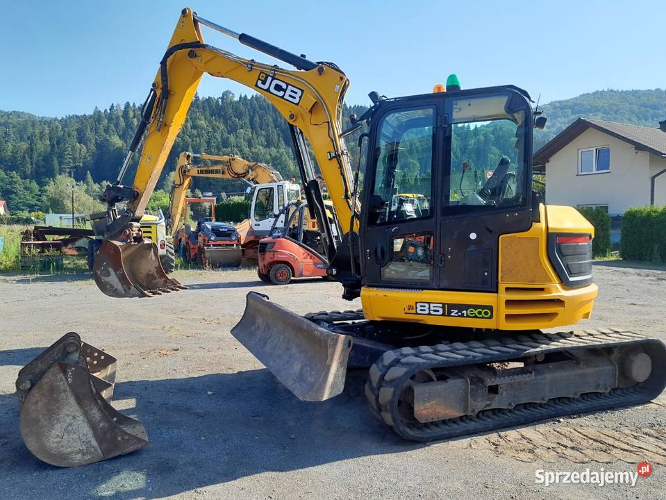 Koparka gąsienicowa JCB 85Z1 2019r szybkozłacze Maków Podhalański