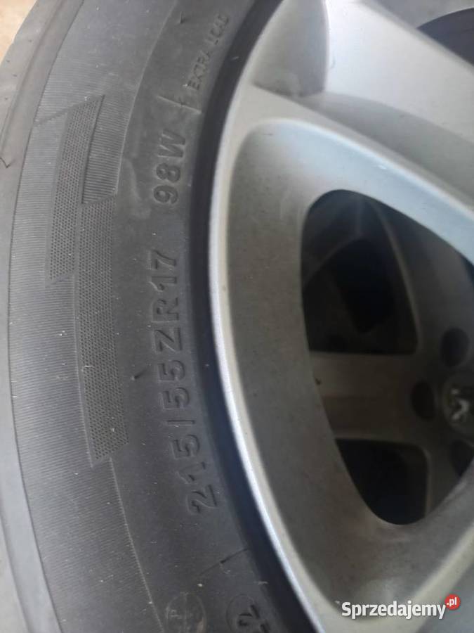 Felgi aluminiowe Koła peugeot 2155517 17 5x108 Puck