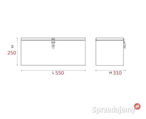 Skrzynia narzędziowa aluminiowa Daken B76 Godzianów sprzedam