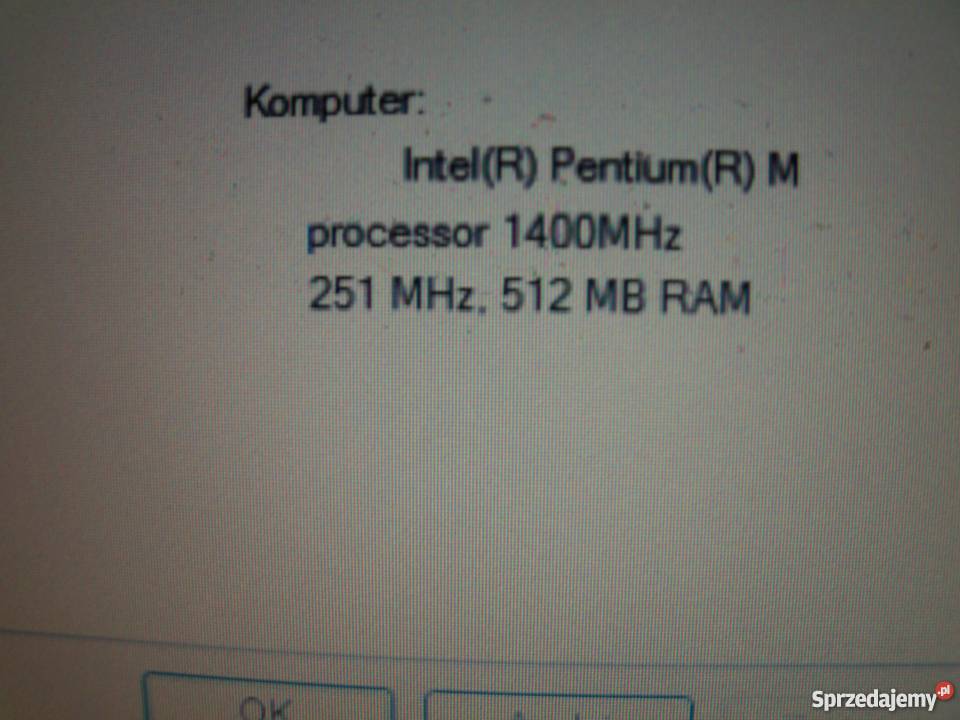 DELL D600 DO INTERNETU I NIE RS232 OKAZJA Wólka Orłowska