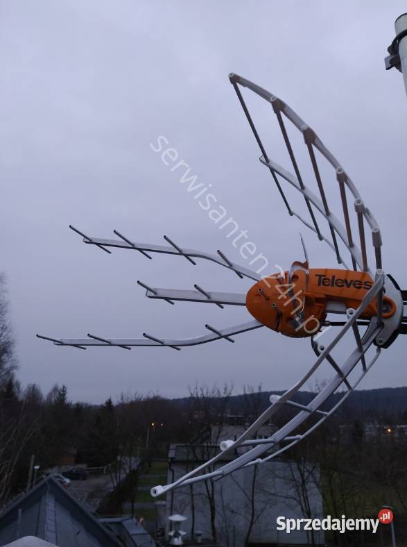 Montaż serwis anten satelitarnych naziemnych TV Limanowa