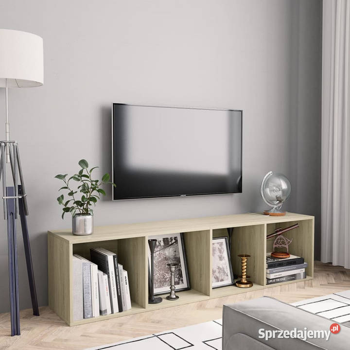 Regał na książkiszafka TV kolor dąb sonoma Warszawa