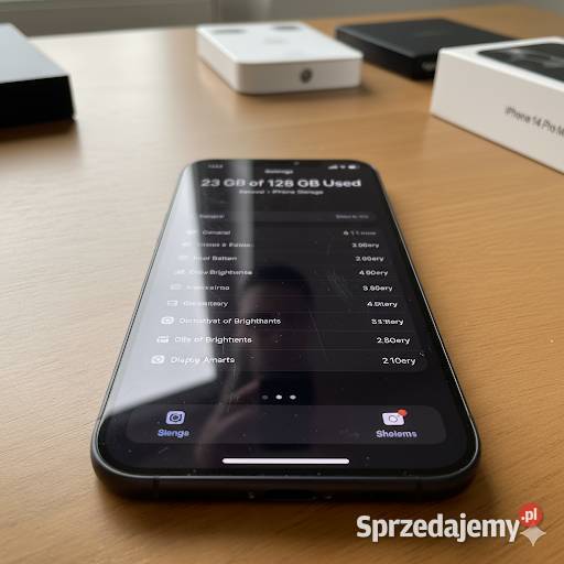 iPhone 14 Pro 6128 GB Czarny kolor Elektronika sprzedam