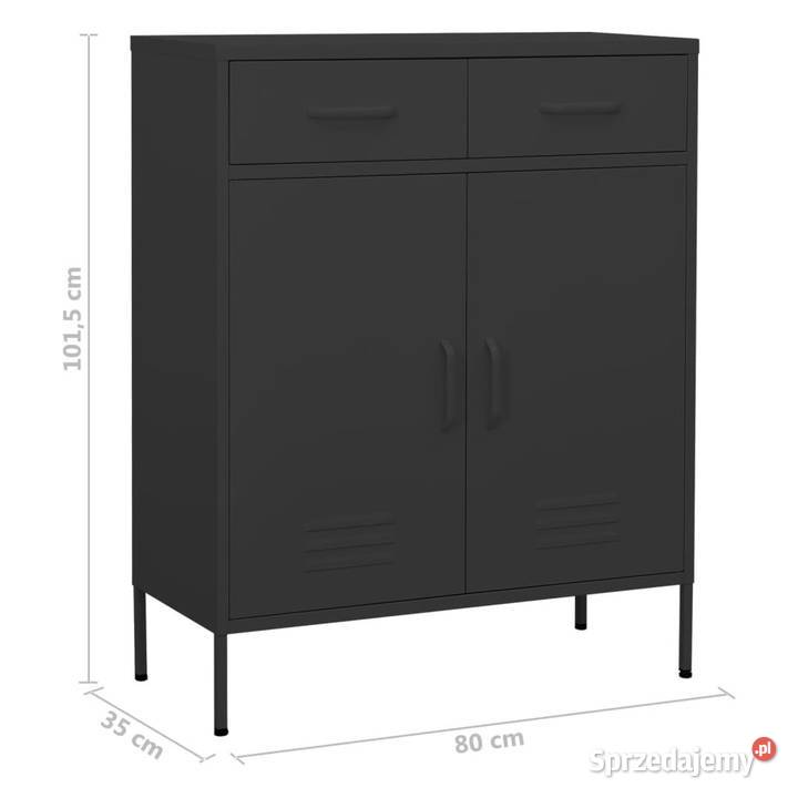Szafka antracytowa 80x35x1015 stalowa WM336159 Warszawa sprzedam