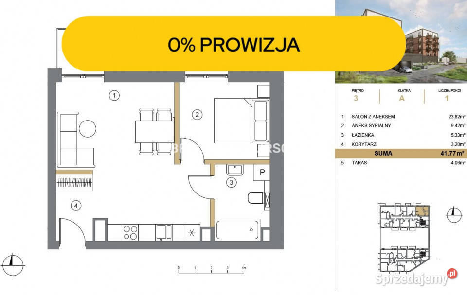 Mieszkanie Wieliczka Adama Asnyka 4177m2 2pok własność