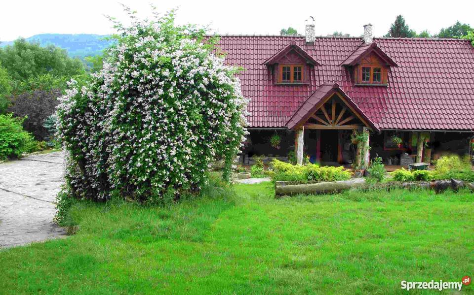 Posiadłość Dom w Beskidach Żywiec SPRZEDAM drewno śląskie