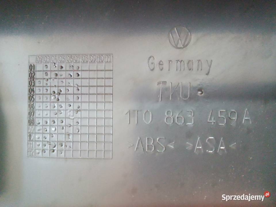 VOLKSWAGEN VW TOURAN I 0310 OSŁONA PROGU TYŁ Starogard Gdański