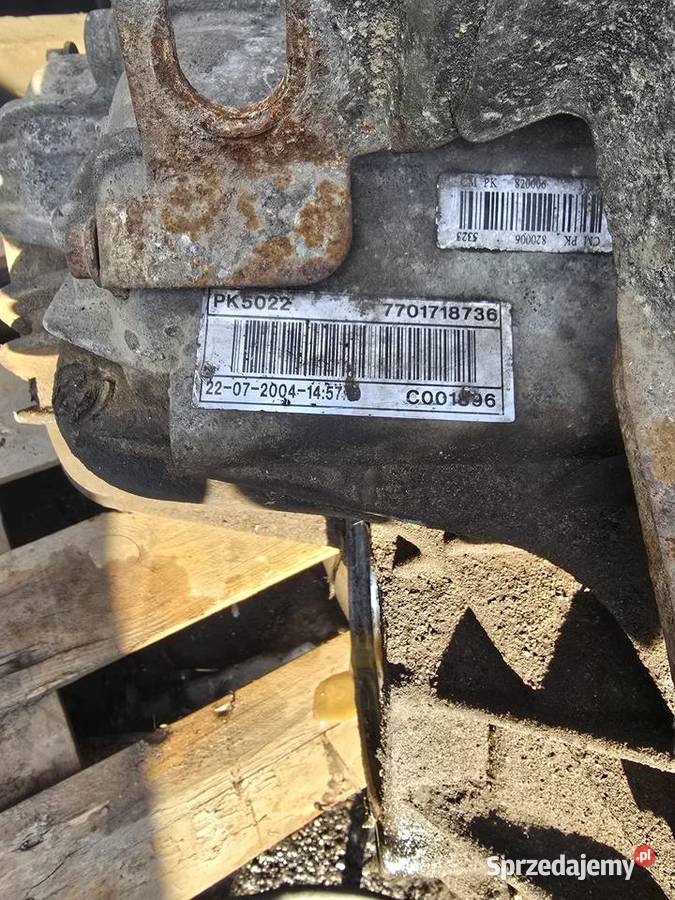Skrzynia biegów RENAULT PK5 022 śląskie Tarnowskie Góry