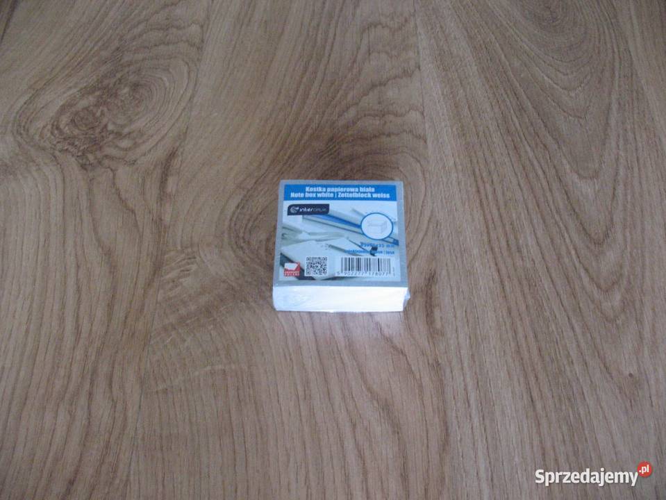 Kostka papierowa biała 85 x 85 x 35 mm Chorzów sprzedam