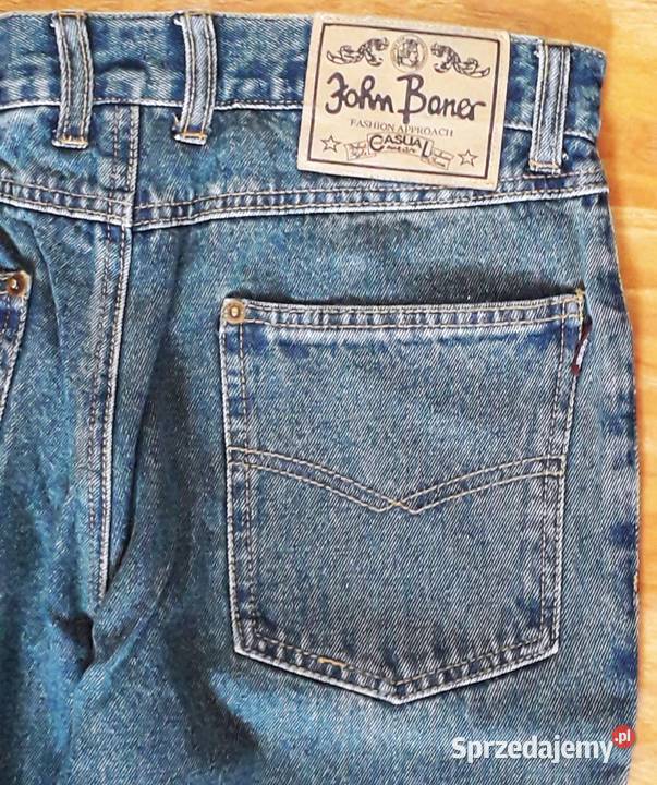 męskie spodnie dżinsowe jeans flare S44 W27 Odzież codzienna Szczecin