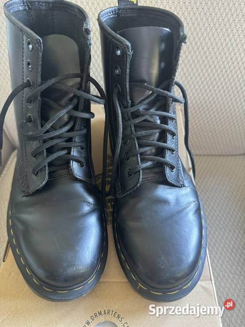 Trzewiki glany Dr Martens Air Wair 1460 czarne śląskie