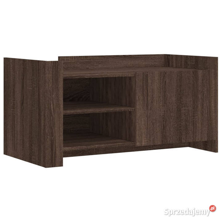 Stolik kawowy brązowy dąb 100x50x50 WM848366 Warszawa sprzedam