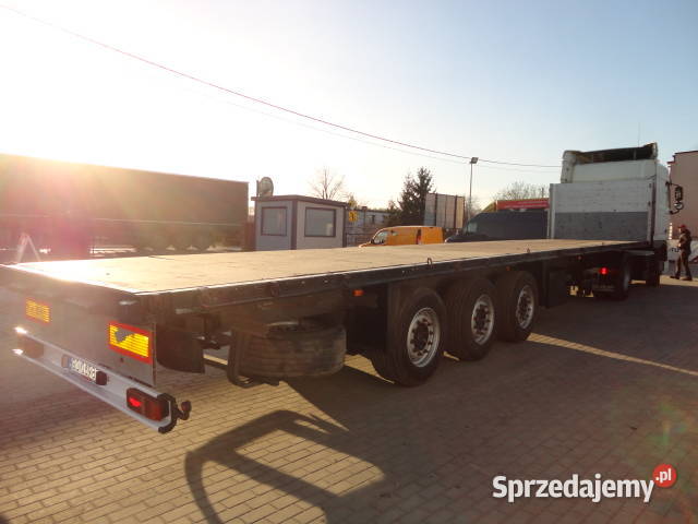 Zestaw PLATFORMA NACZEPA transport WSPÓŁPRACA