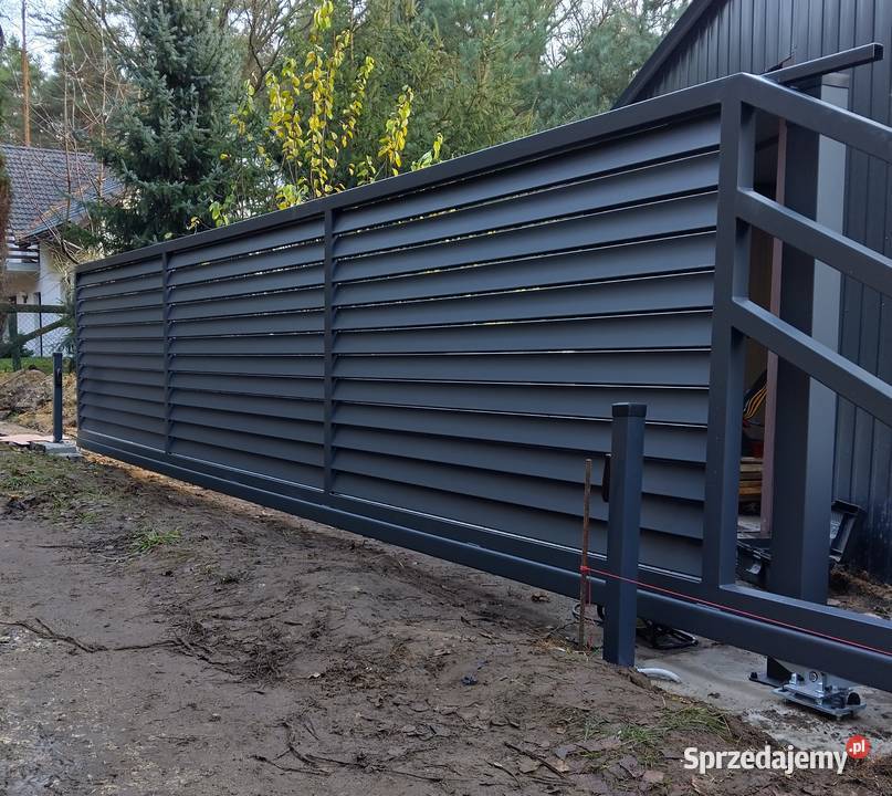 Brama przesuwna żaluzjowa brama przesuwna przesuwna Pszczyna