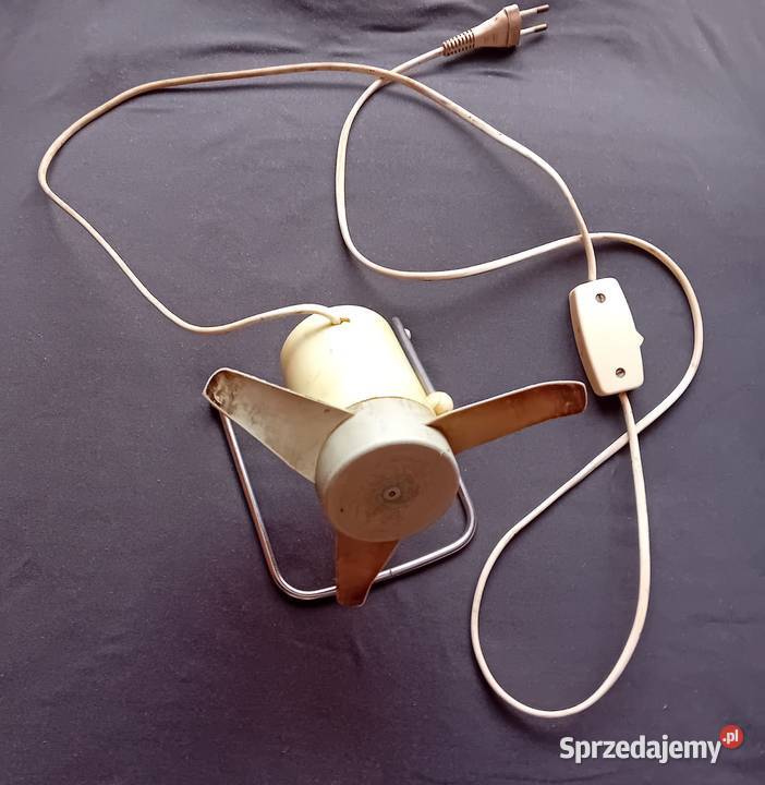 Wentylator na biurko 220 V 15 W PRL Sprawny Koźminek
