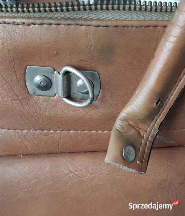 Vintage stara torba skórzana do renowacji Ruda Śląska