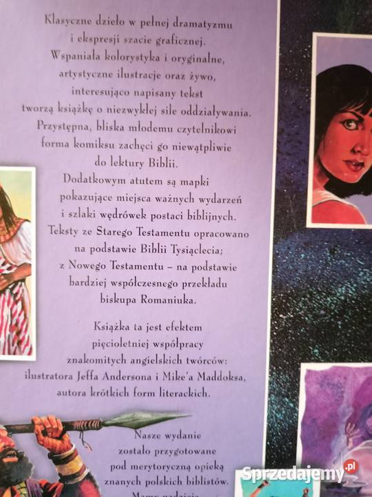 Biblia komiks dzieci książki Warszawa księgarnia