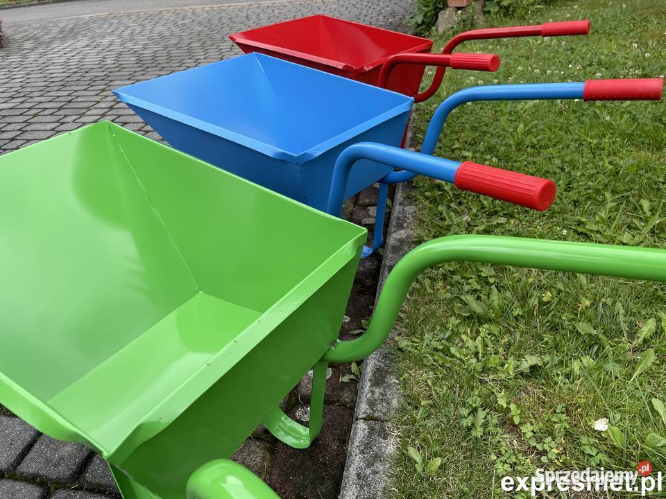 Taczki metalowe dzieci Retro różowa taczka