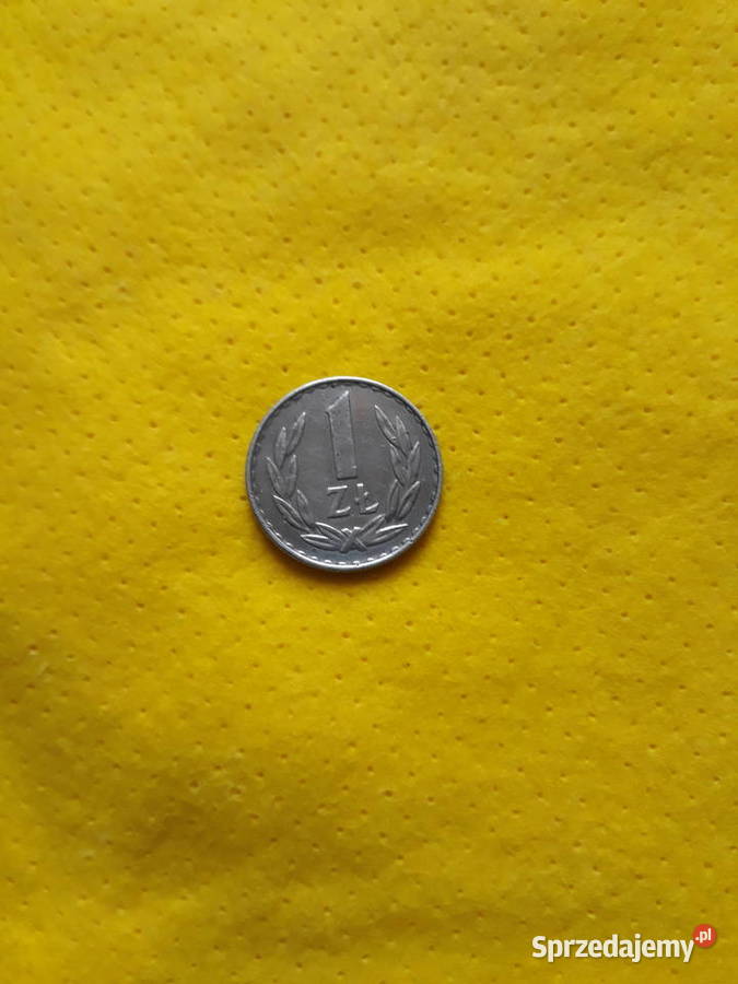 Moneta PRL 1 1977 mennicza Destrukt