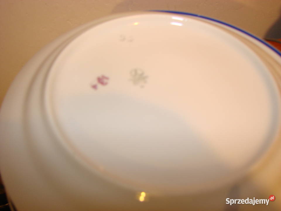 Lubiana wzór kaszubski talerz 19 PRL Pruszcz Gdański