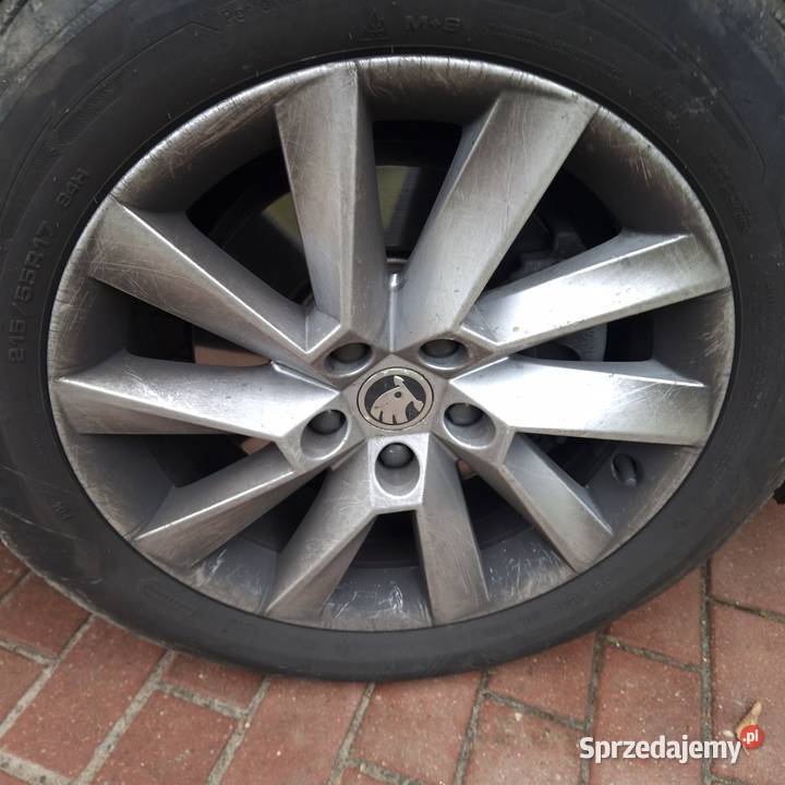 Koła 17 skoda superb 3 opony zimowe Marki