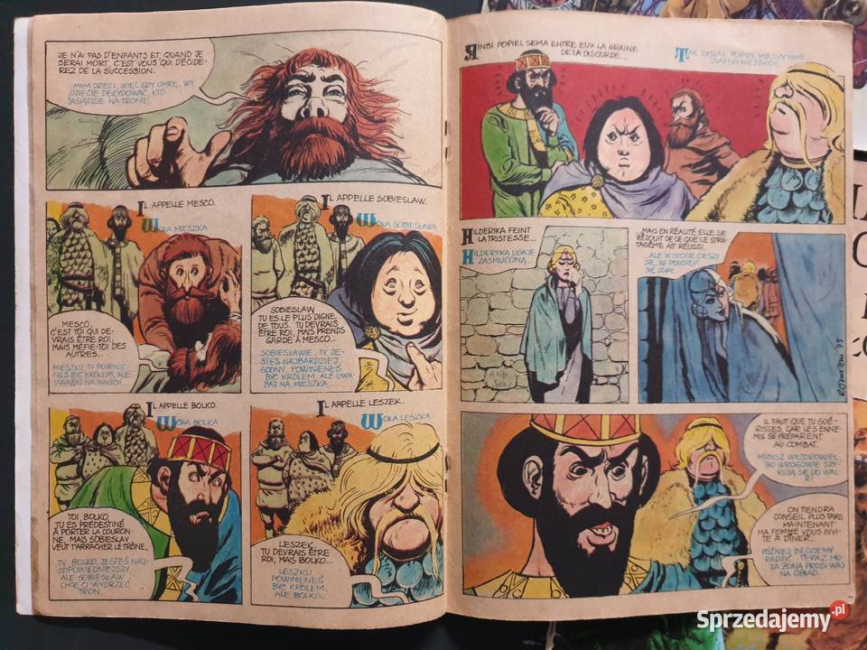 Legendy Polskie 3 dwujęzyczne komiksy francuski Gdynia