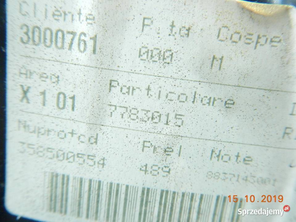 OSŁONA NADKOLE LEWY TYŁ FIAT PUNTO 9399 7783015 sprzedam