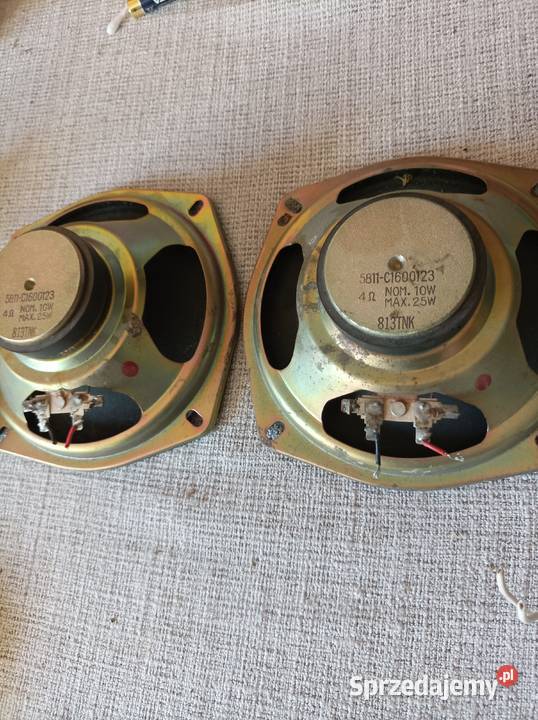 Głośniki szerokopasmowe 4 Ohm japońskie mazowieckie Płock