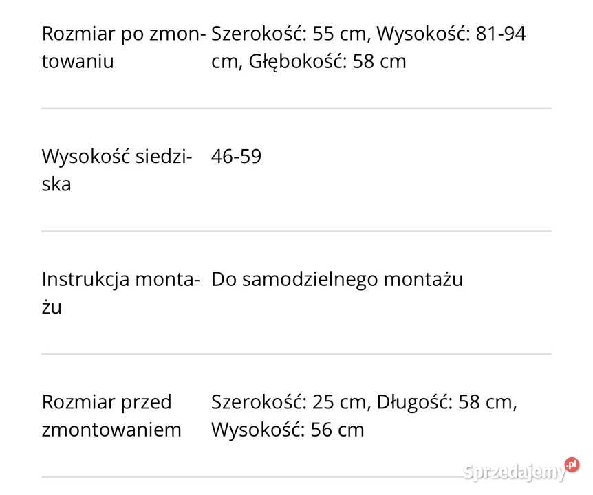 Krzesło do biurka kokkedal JYSK Wrocław