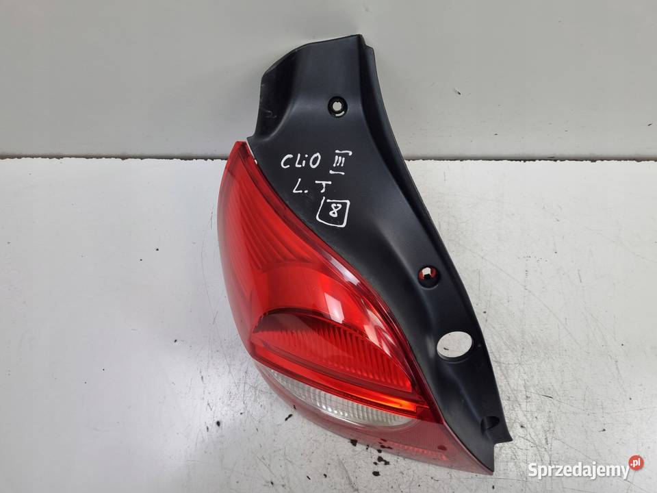 Renault Clio III HB 0512r TYLNA LAMPA LEWA lewy Rudka