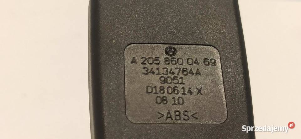 MERCEDES W205 ZAPINKA PASA TYŁ A2058600469 dolnośląskie