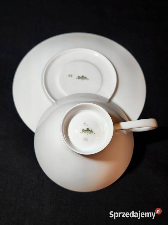 Zestaw kawowy duo Rosenthal Porcelana i szkło Chełm