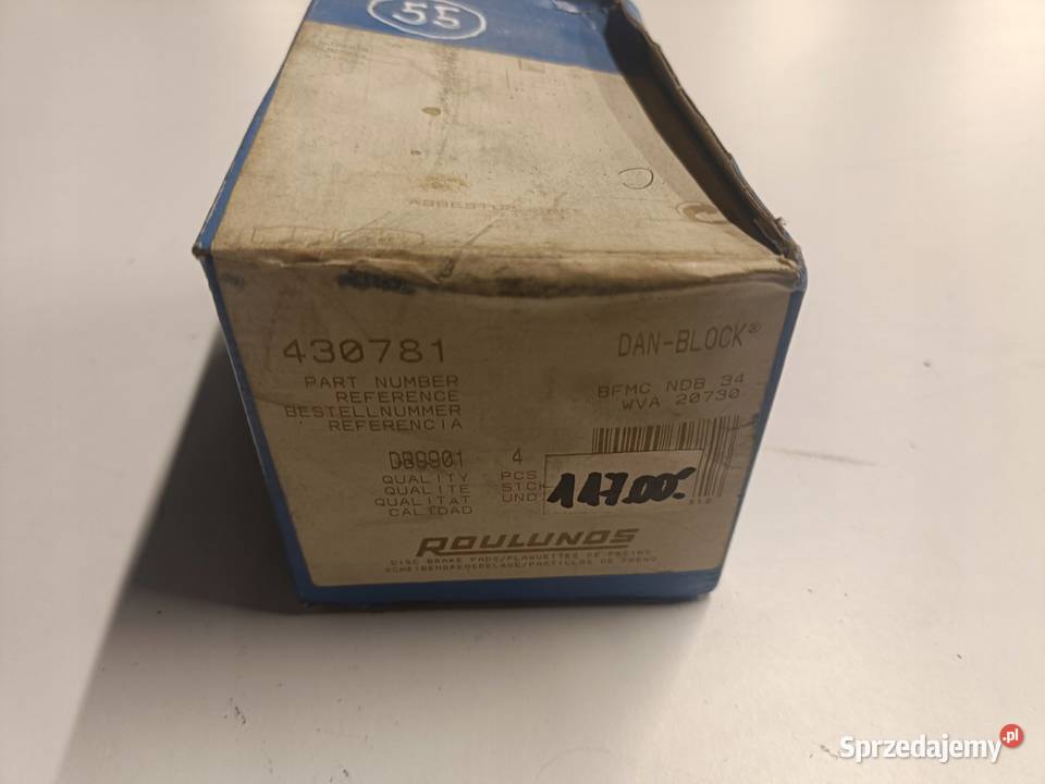 Toyota Hiace Hilux PRZEDNIE KLOCKI HAMULCOWE osobowe lubelskie Rudka