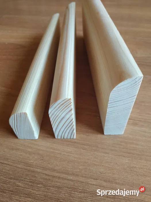 Listwa wykończeniowa drewniana cokół zaokrąglony Narew