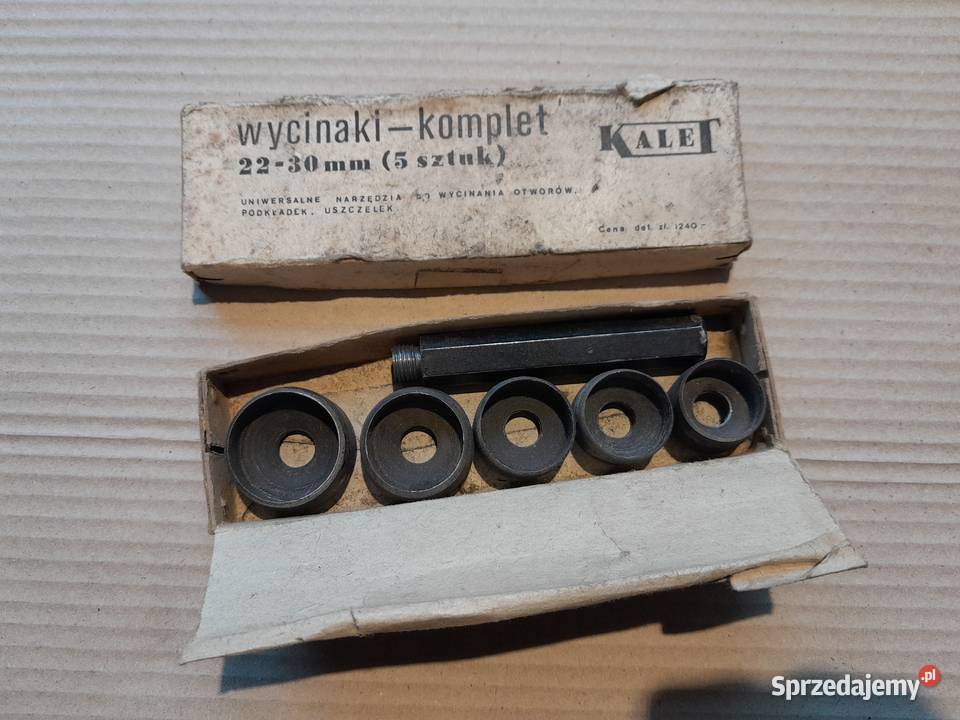 Stare wycinaki PRL komplet 2230 mm 5 sztuk retro śląskie Dąbrowa Górnicza