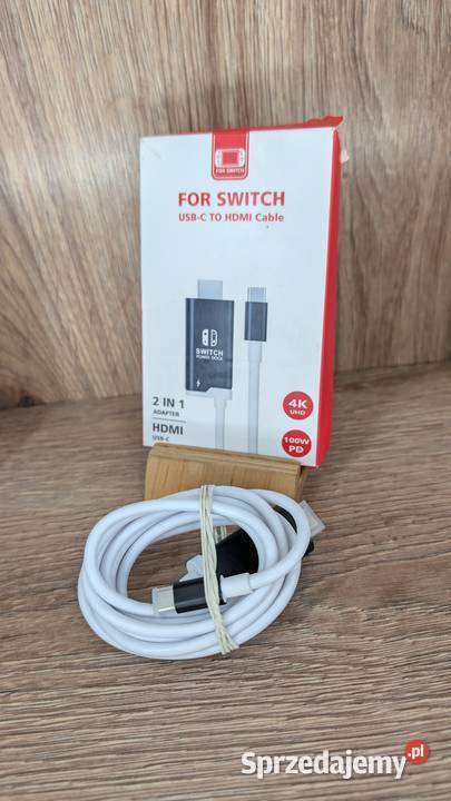 Kabel Power Dock USBC na HDMI 2 w 1 HDMI USBC śląskie Ruda Śląska