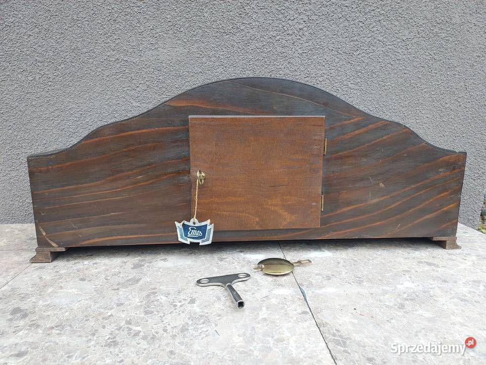 118 Stary zegar bufetowy niemiecki Emes sprawny Tczew