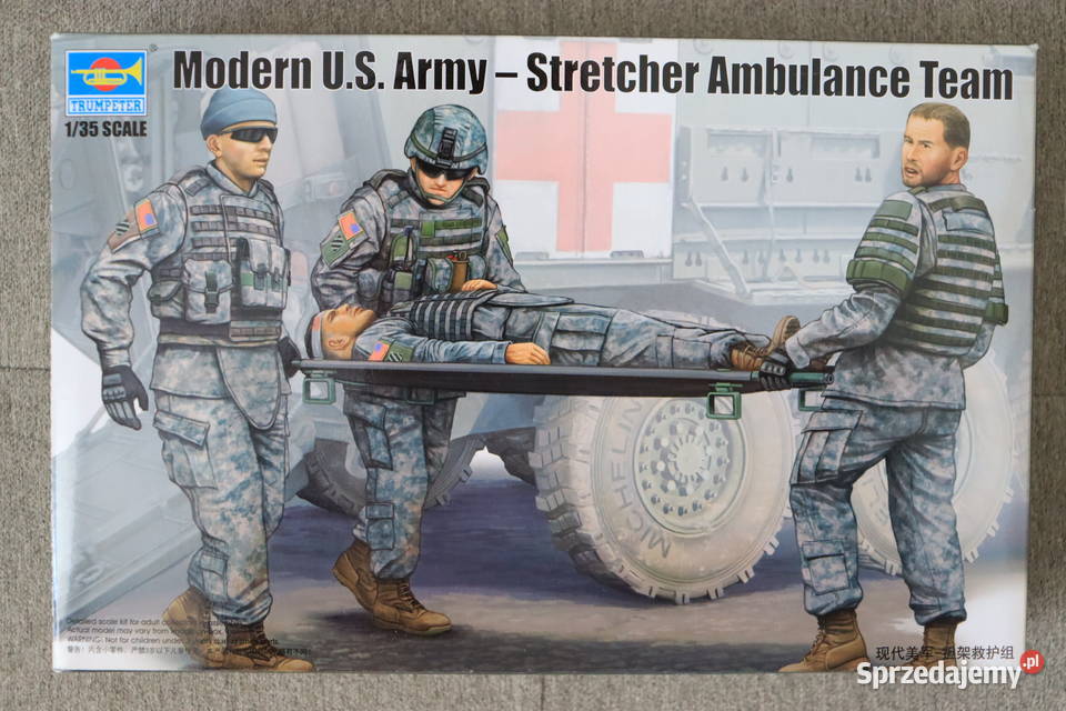 Stretcher Ambulance Team Modern US Army Warszawa
