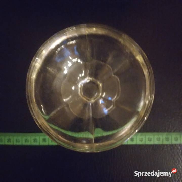 PRL Szkło Ozdobne Salaterka na Nóżce Średnica 10 Antyki, Sztuka, Kolekcje kujawsko-pomorskie Bydgoszcz