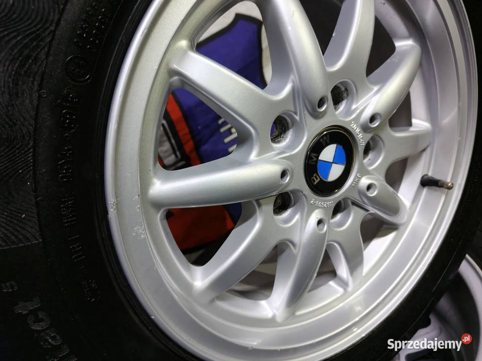 Bmw e36 e46 felgi aluminiowe z oponami letnimi BMW OE Aleksandrów Łódzki