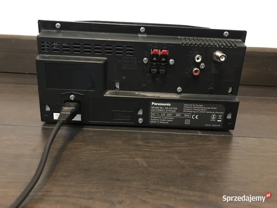 Wieża panasonic SA ux104 Bluetooth dąb Kraków