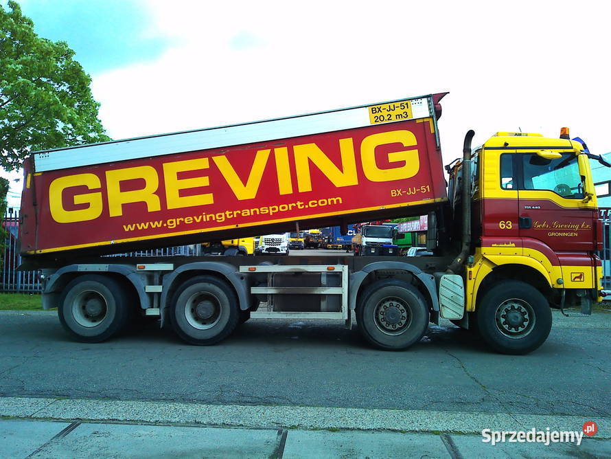 Wywrotka 8x8 MAN TGS mazowieckie Warszawa