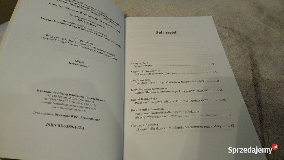 Literatura Wybrzeża 1980 roku Arendt Turo Gdańsk