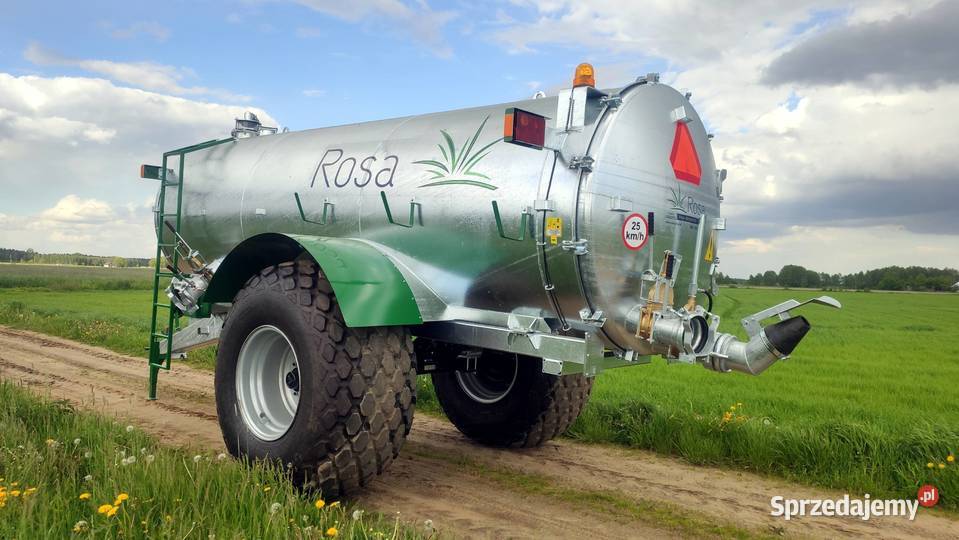 ROSA Wóz asenizacyjny 10 000 litrów beczkowóz nieuszkodzony Beczkowozy Rzędziany