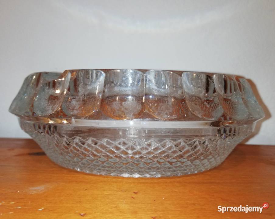 Stara kryształowa popielnica Warszawa sprzedam