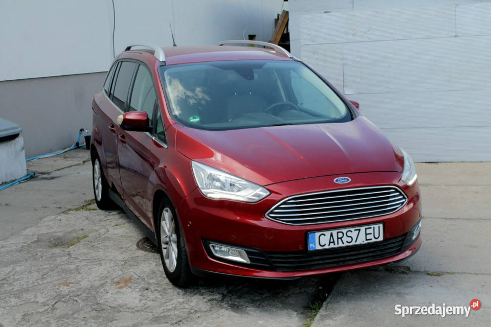 Ford Grand C Benzyna park assist nawigacja gniazdo AUX Szczecin