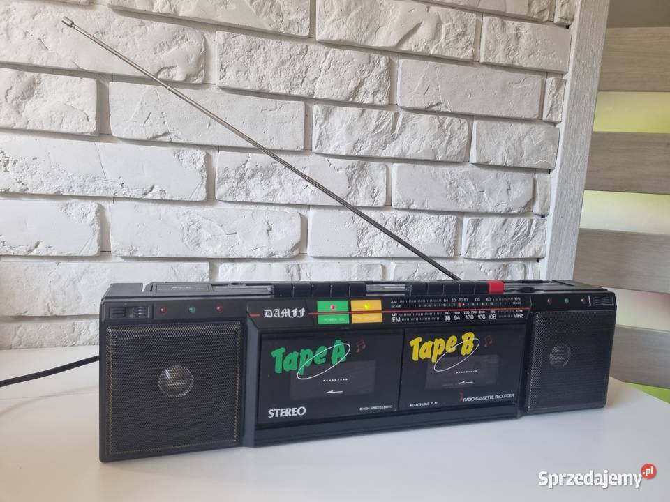 Radiomagnetofon Jamnik DAMFF radio PEWEX lata Solnica