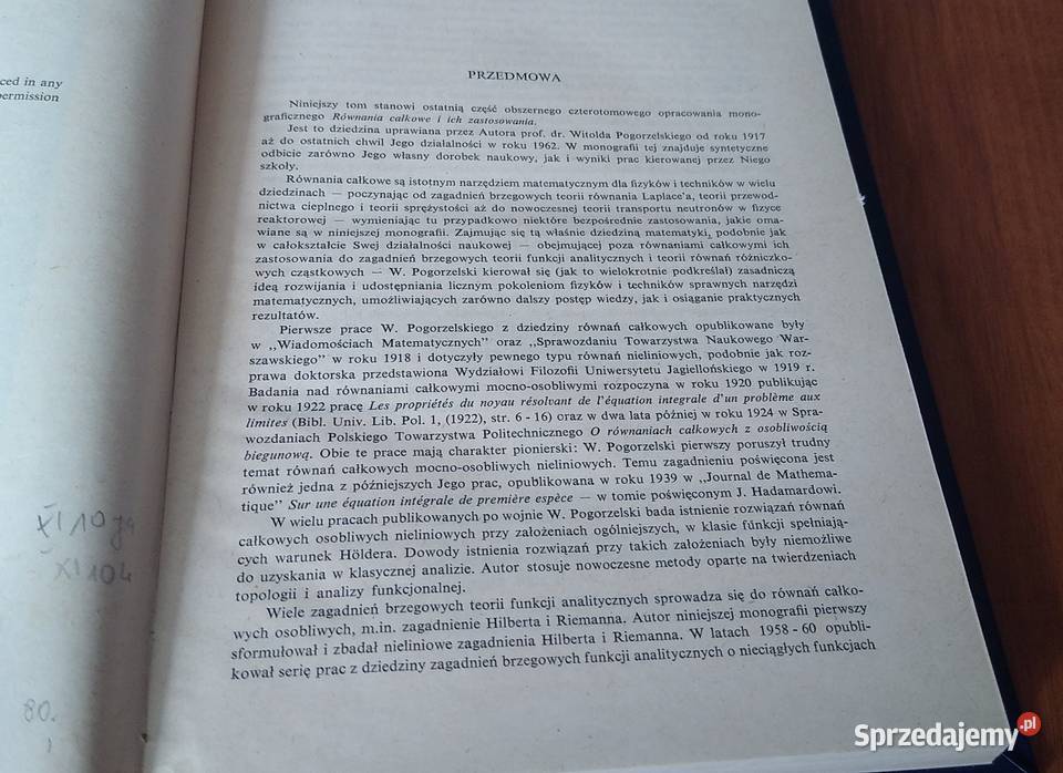 Równania całkowe i ich zastosowania 4 Całki Gdańsk